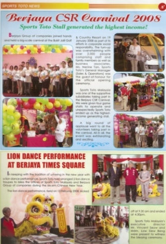 Media in TOTO Magazine