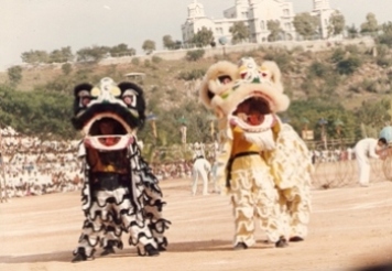 Lion Dance Performance at India